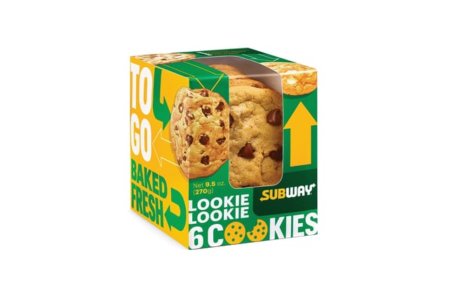 6 Pack Cookie Box.