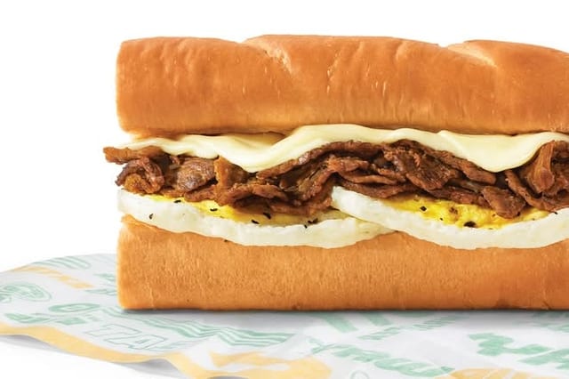 Steak, Egg & Cheese.