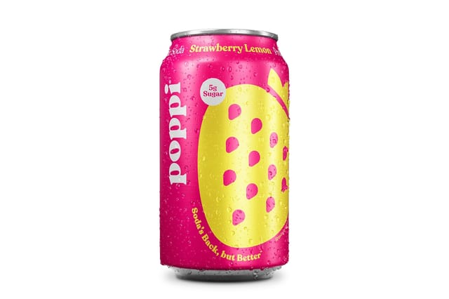 Poppi Strawberry Lemon.