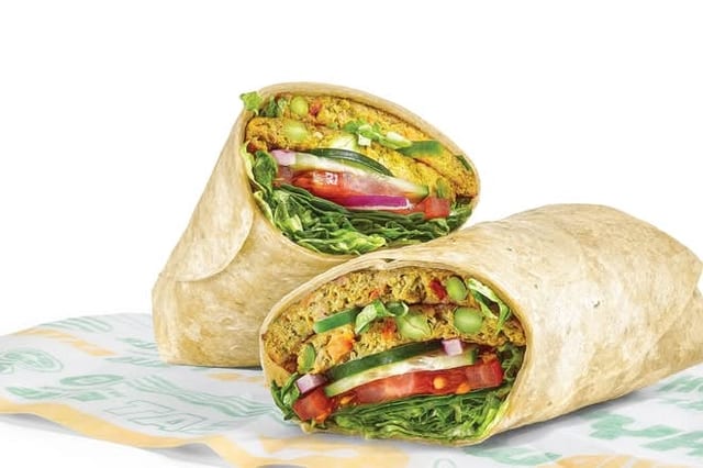 Veggie Patty Wrap.