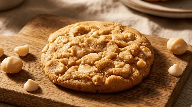 White Chip Macadamia Nut Cookie.