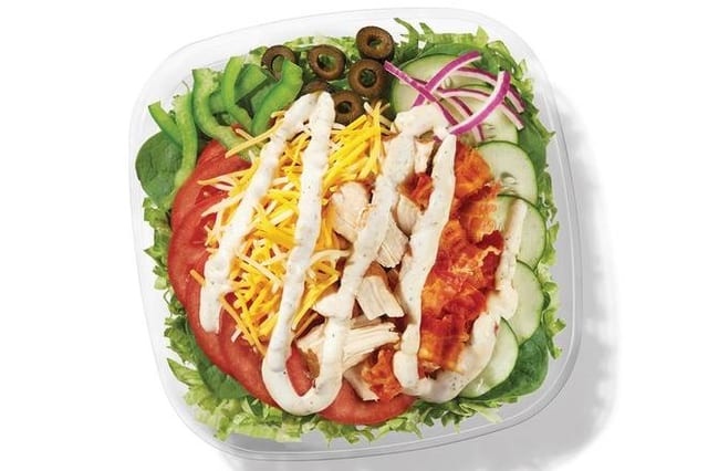 Chicken & Bacon Ranch Salad.