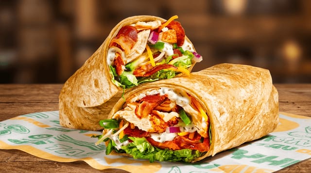 Chicken & Bacon Ranch Wrap.