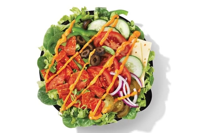Spicy Pepperoni Salad.