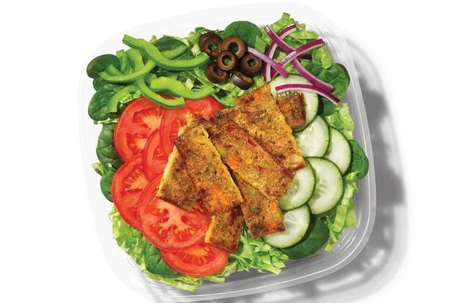 Veggie Patty Salad.