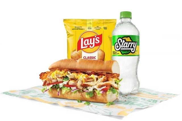 Chicken & Bacon Ranch Combo.
