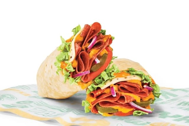 Spicy Pepperoni Wrap.