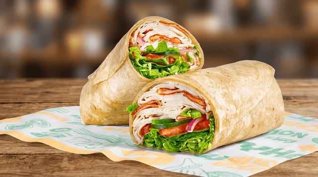 Oven-Roasted Turkey Wrap.